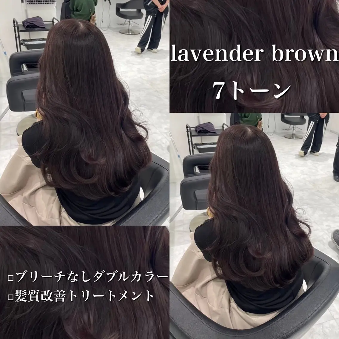 カラー 🤍ブリーチなし ブラウンhimi🤍のヘアスタイル