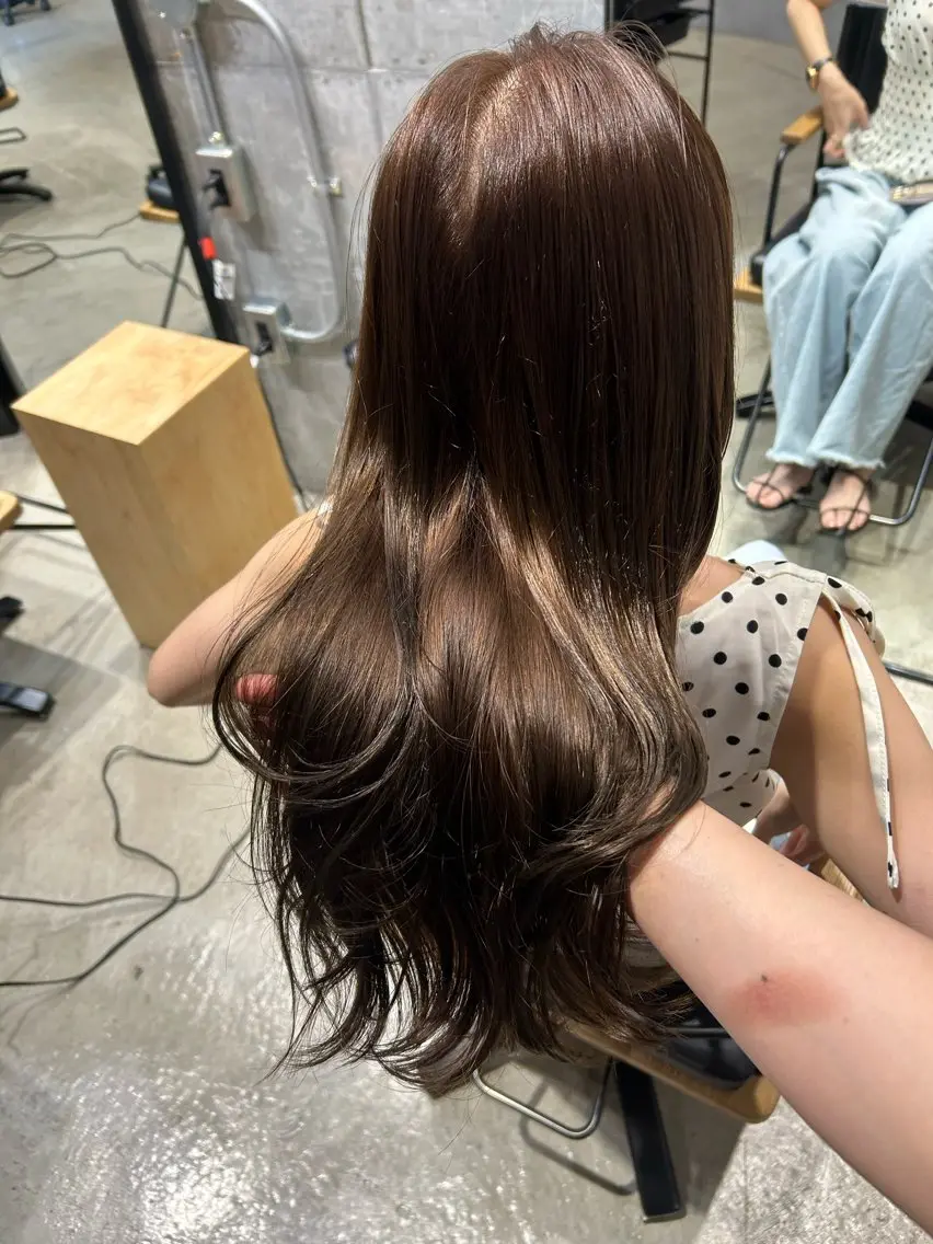 ロング カラー ヘアカラー 透明感艶カラー /自由が丘🌼ひなたのヘアスタイル