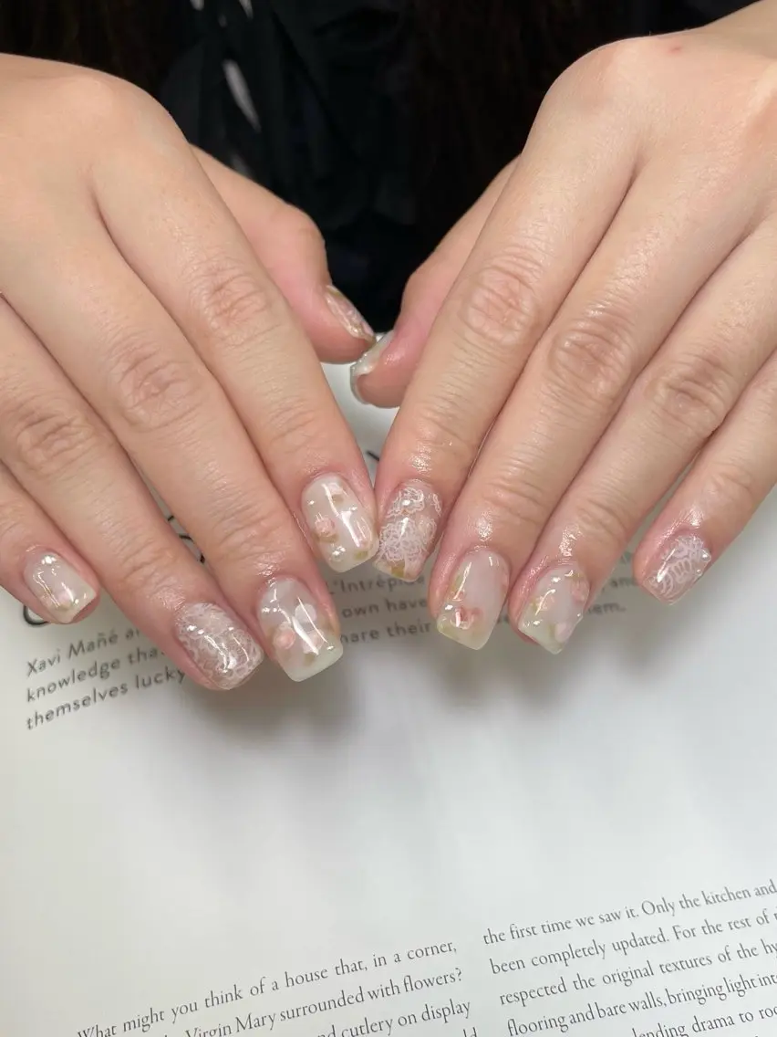 ネイル ハンドネイル nuás ニュアーズ miaのネイルデザイン