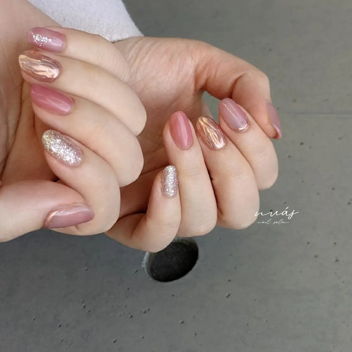 ネイル ハンドネイル nuás nail & eyeのネイルデザイン