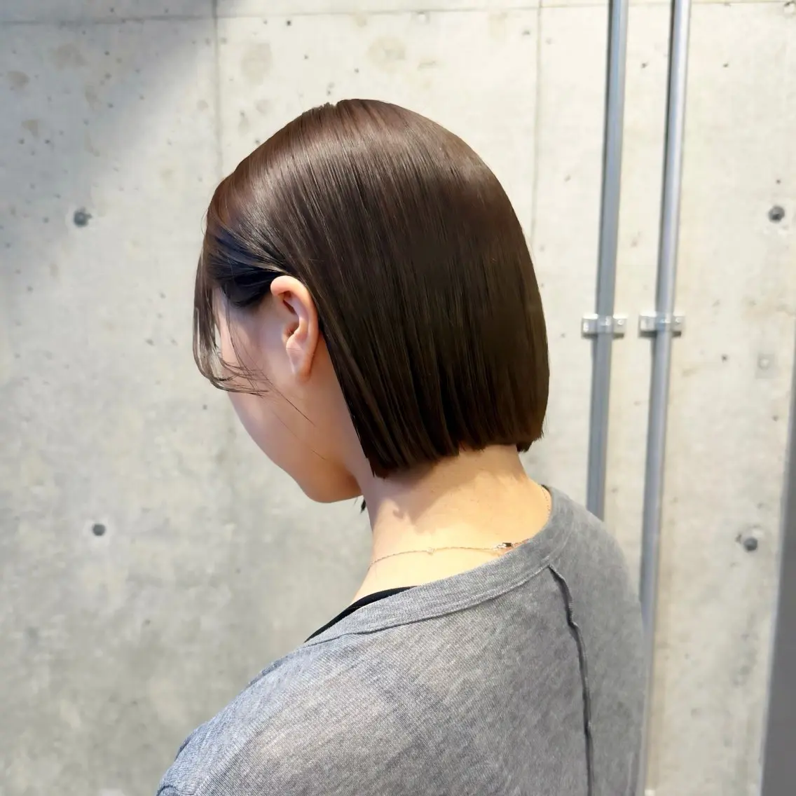 ミディアム カラー ヘアアレンジ カット ヘアカラー トリートメント 💥透明感カラー×レ イヤーボブリクト💥のヘアスタイル