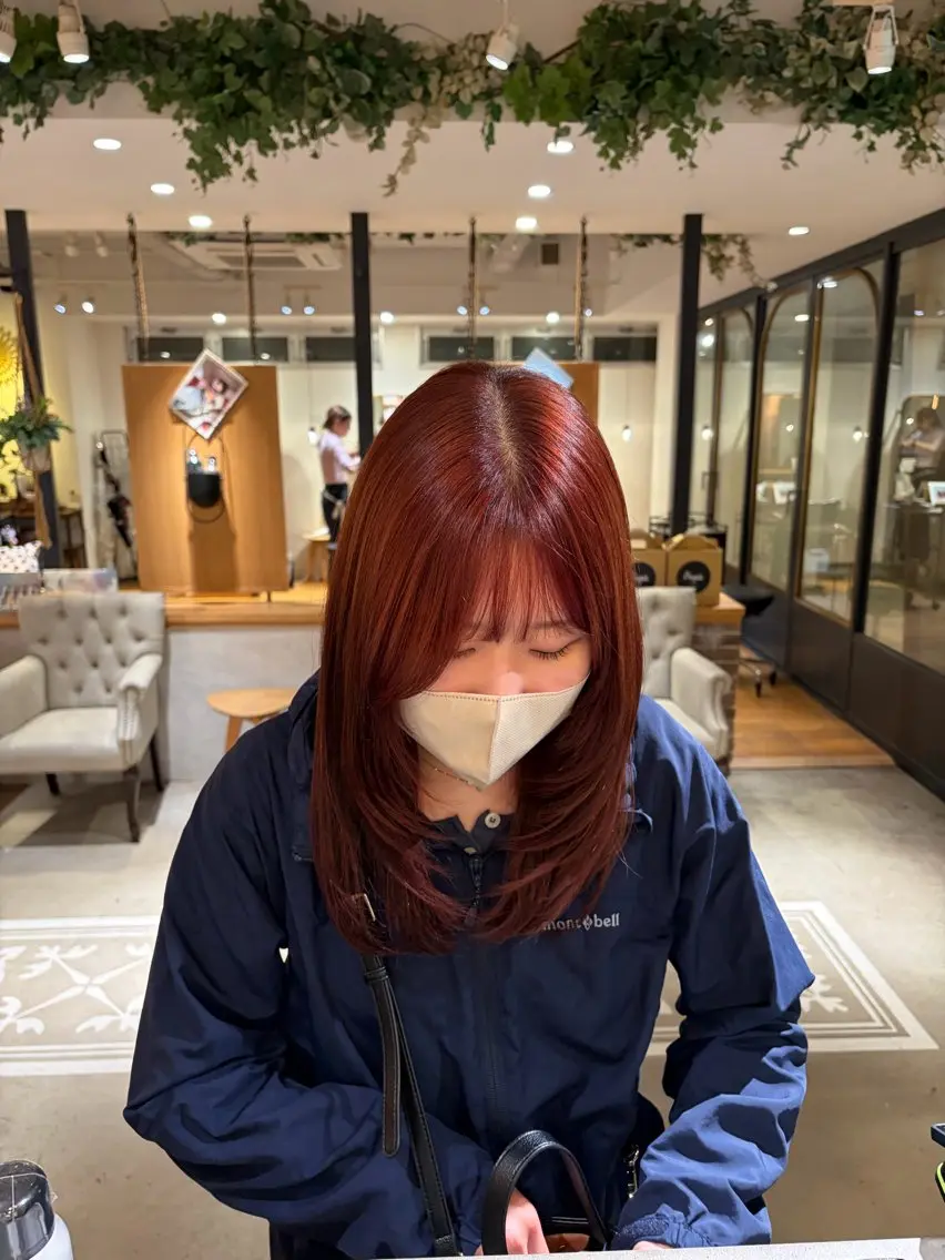ミディアム 笹野 日麻莉のヘアスタイル