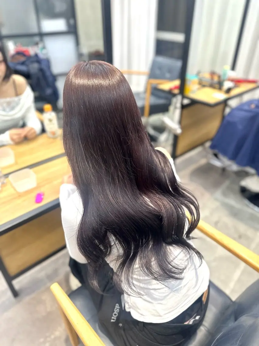 ロング カラー カット ヘアカラー ︎︎カイ ミズキ 🎀のヘアスタイル