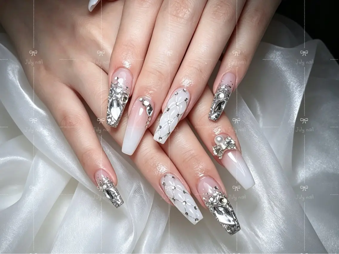 ロング ハンドネイル July.nail ジュライ　ネイルのネイルデザイン