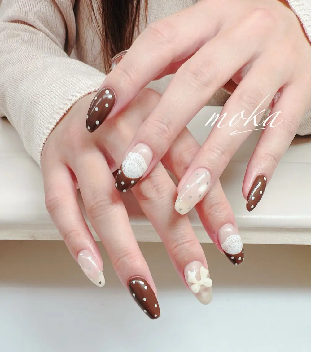 ネイル ハンドネイル ハンドケア 胡蝶蘭レディースサロ ンNailMOKAのネイルデザイン