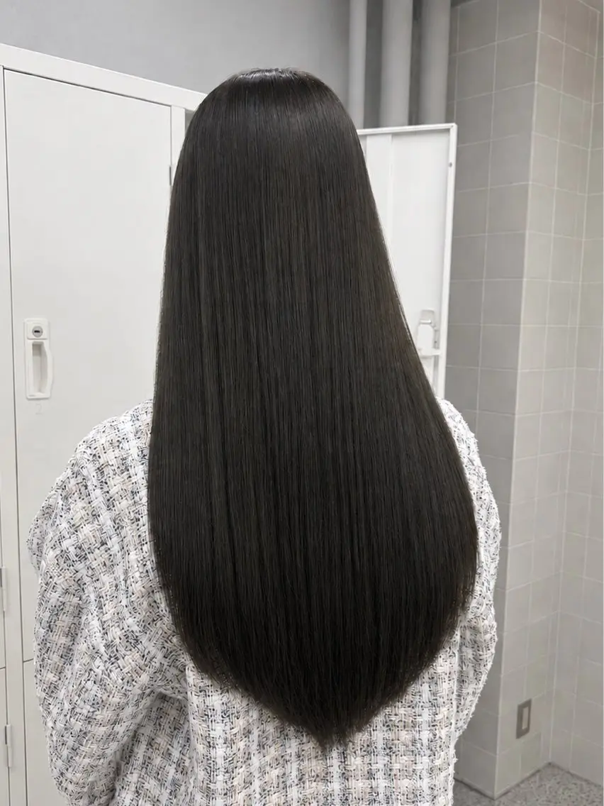 ロング ヘアカラー トリートメント 透明感カラー/髪質 改善🎀suzukaのヘアスタイル