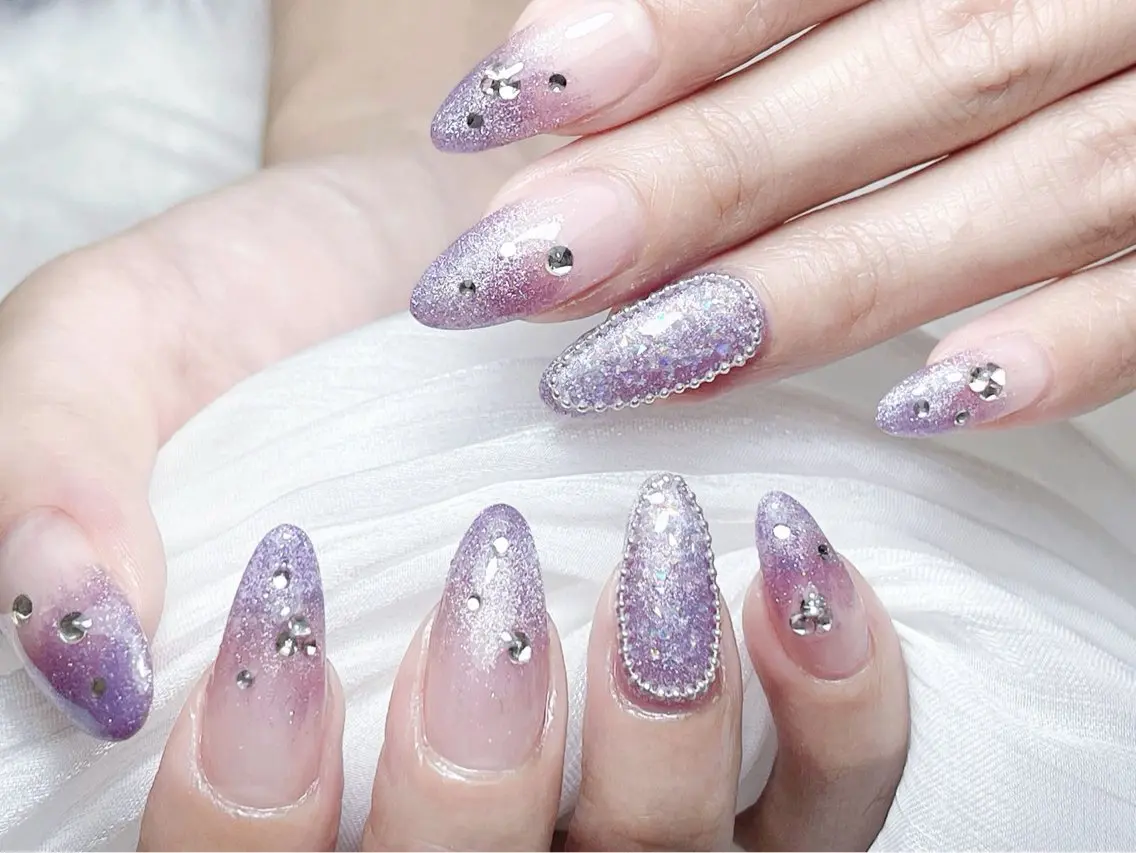 ネイル ハンドネイル M 🌷Nail 長さだし専門店のネイルデザイン