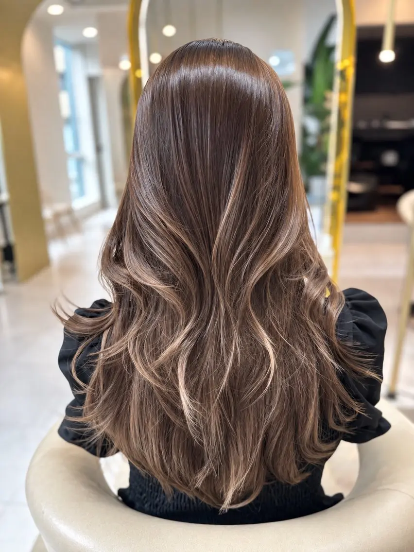 ロング カット ヘアカラー トリートメント レイヤー 翔のヘアスタイル