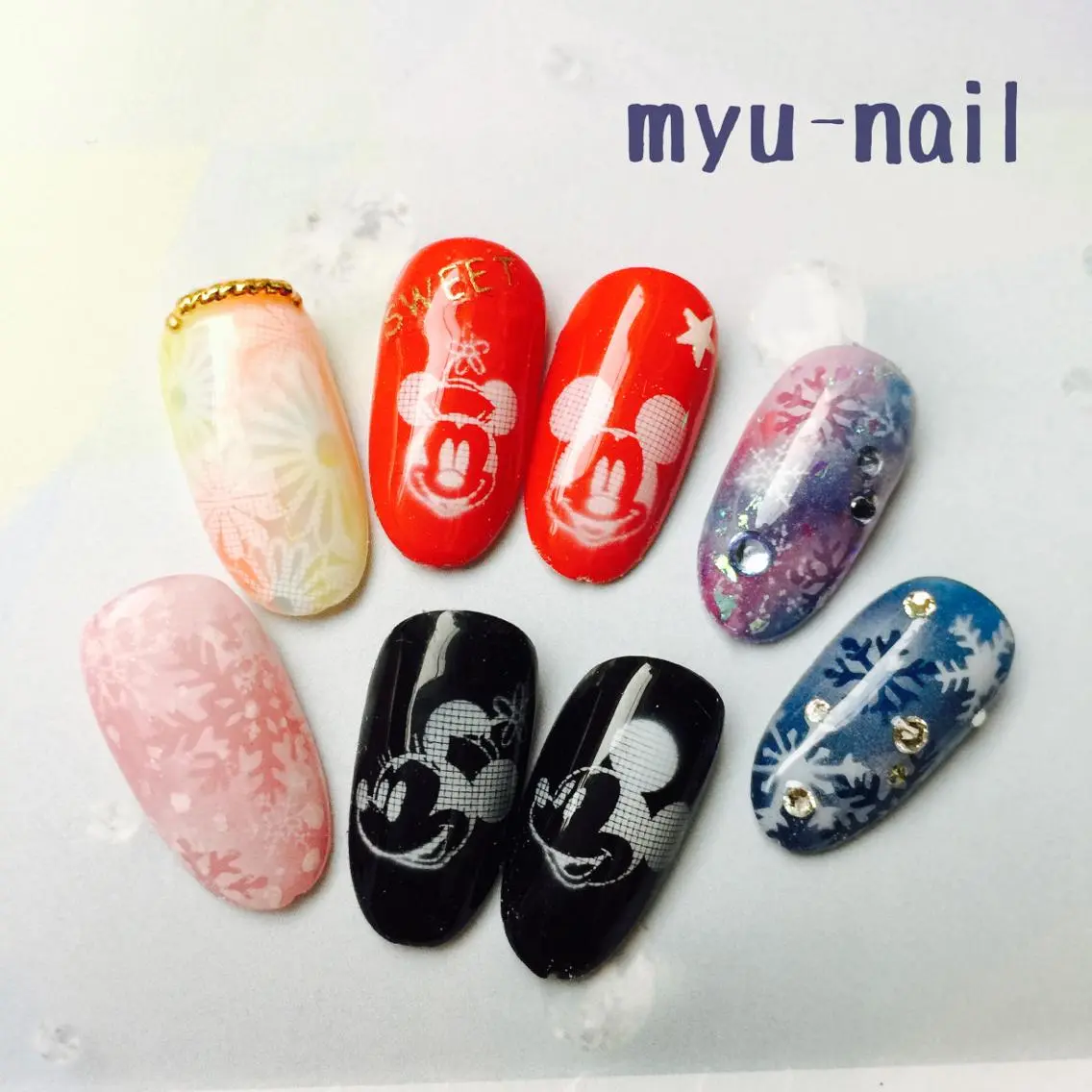 ネイル アートネイル ホームサロン myu-nailのネイルデザイン