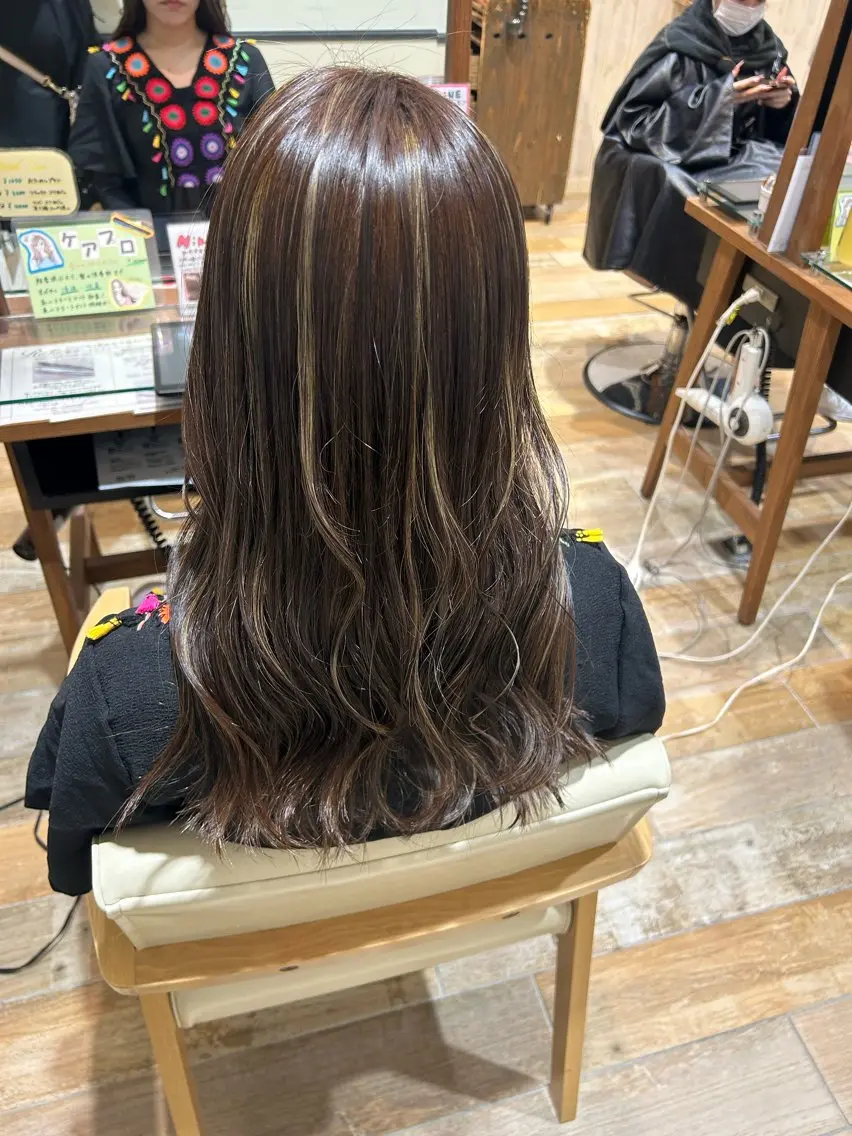 🌷ハイライト透明感カラー🌷の写真