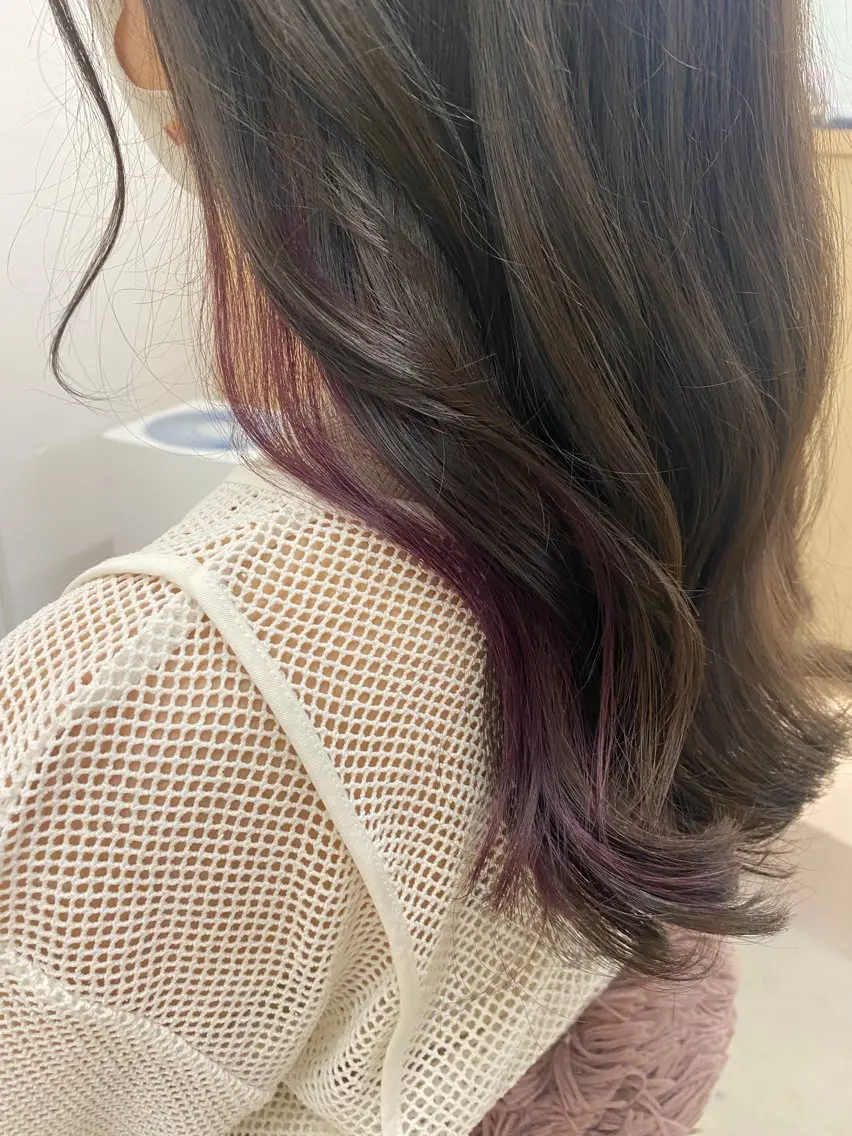 セミロング カット ヘアカラー トリートメント 🌻花屋併設🌻濱 幸帆のヘアスタイル