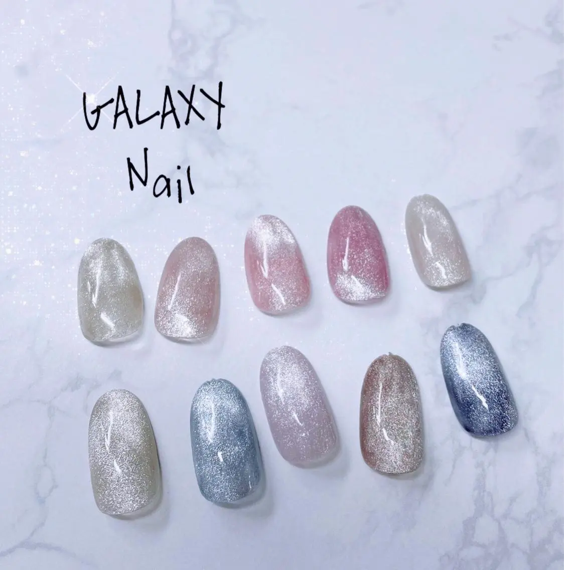 ネイル マグネットネイル ワンカラーネイル mina Nailのネイルデザイン