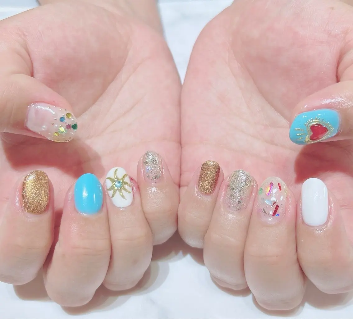 ネイル 持ち込み ネイルサロン Belleのネイルデザイン