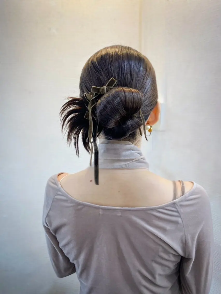 ヘアアレンジ ヘアセット hair make もりした ゆうのヘアスタイル