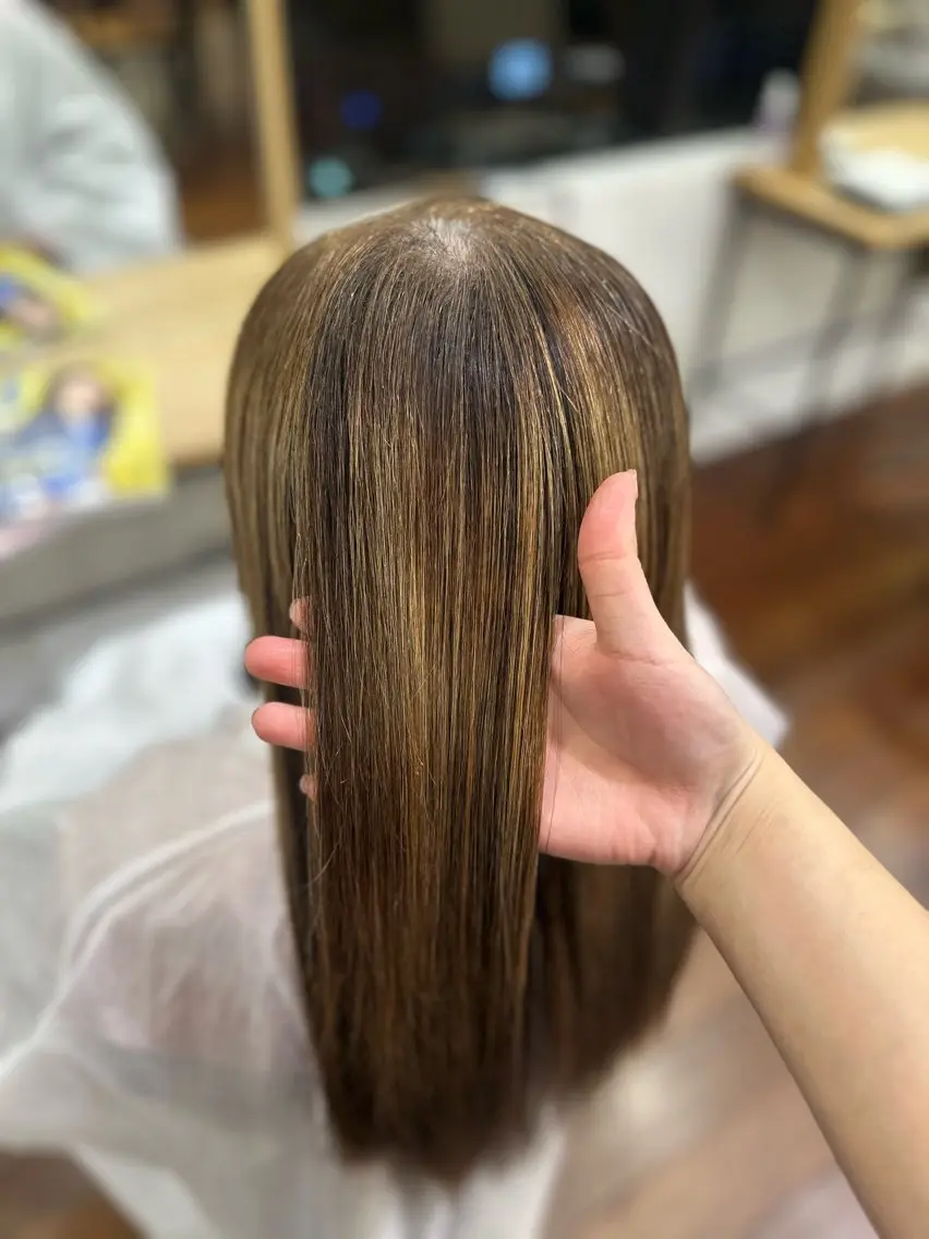 縮毛矯正 🩷仙台/ワンカラー /えれな🩷のヘアスタイル