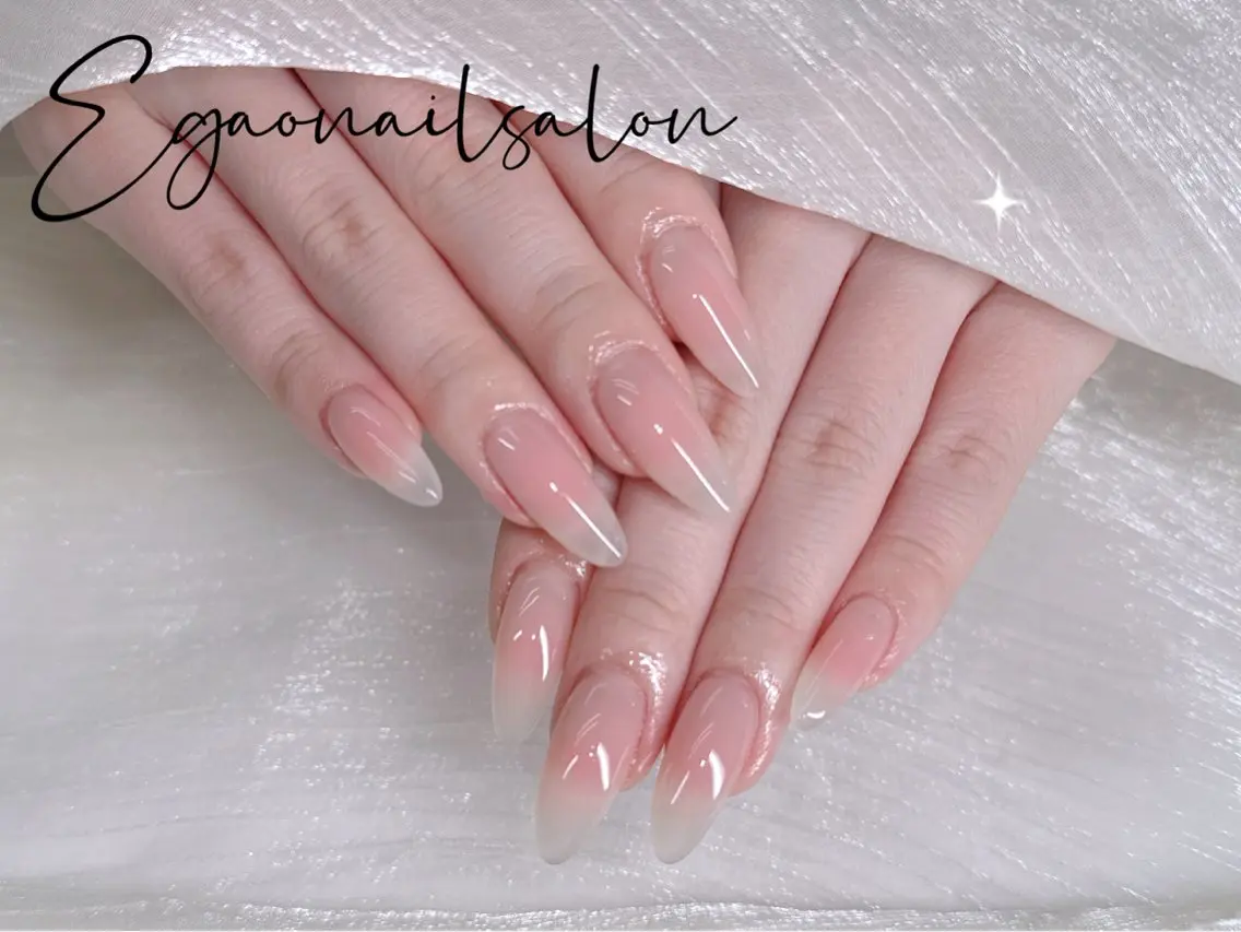 ネイル アートネイル フットネイル フレンチネイル ジェルネイル グラデーション ハンドネイル EGAO NAIL 錦糸町店のネイルデザイン