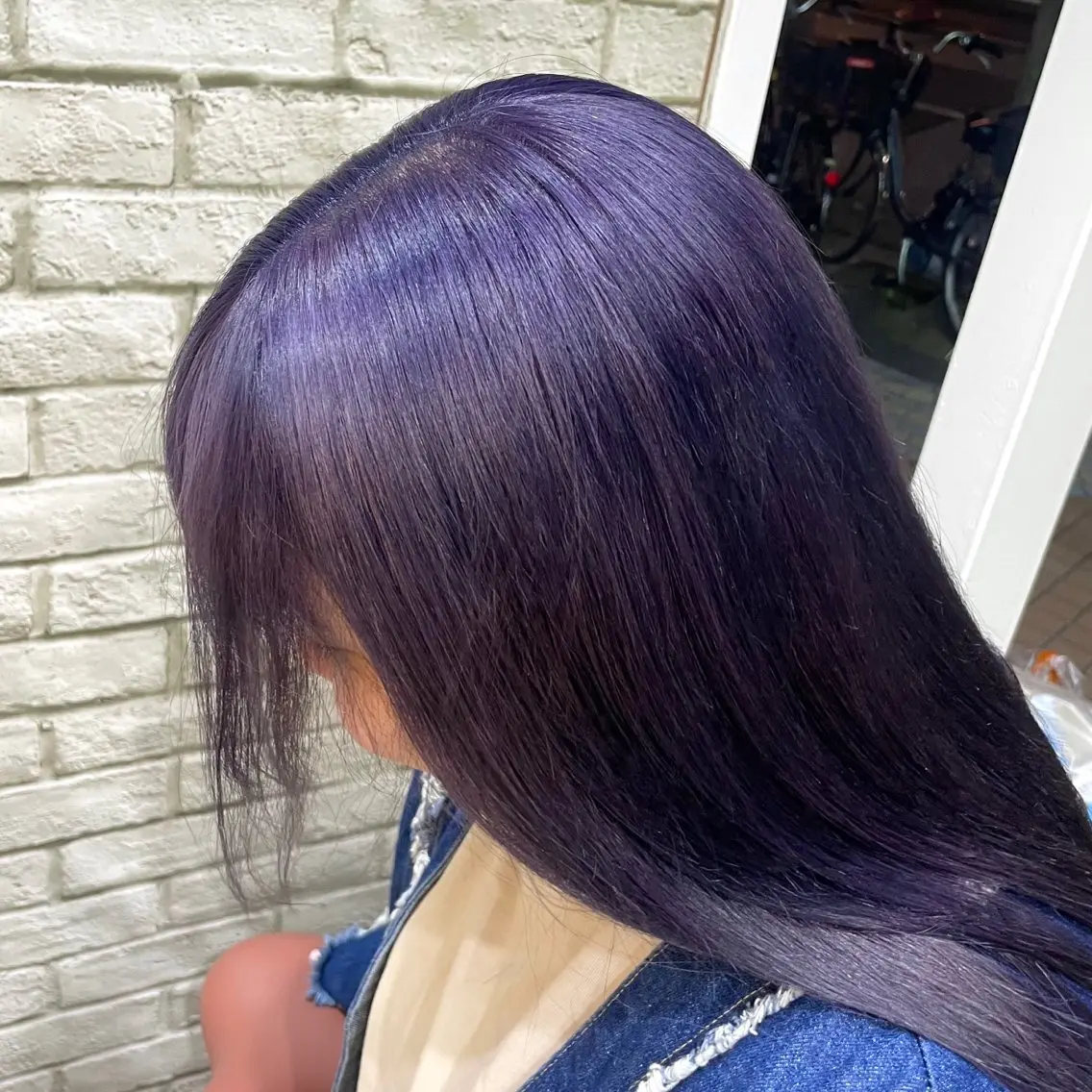セミロング ヘアカラー 崎山 紗吏のヘアスタイル