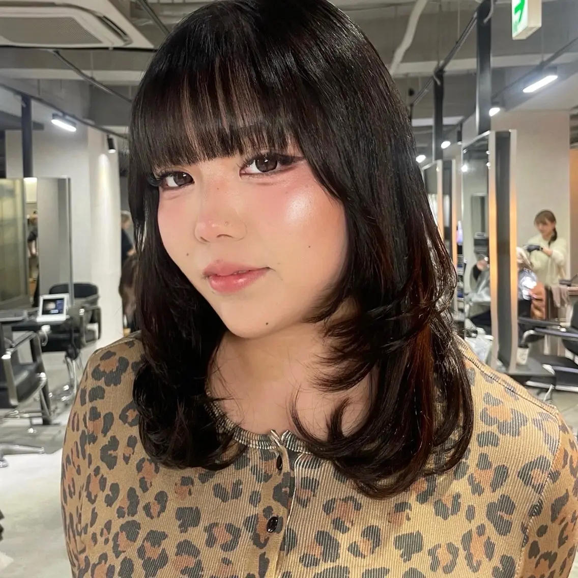 セミロング カラー ブリーチ 髪質改善 レイヤーカット カット ヘアカラー レイヤー /髪質改善/ariのヘアスタイル