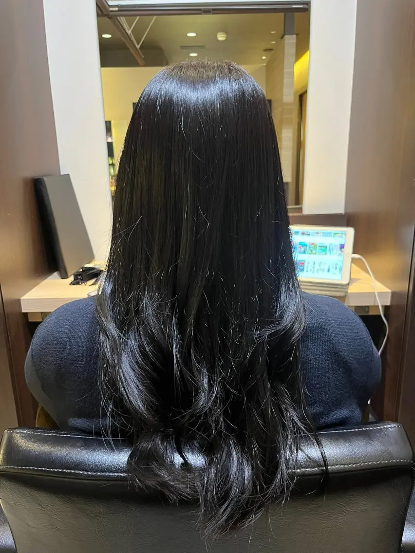 ロング モデル募集中🌼 岩下陽万里のヘアスタイル