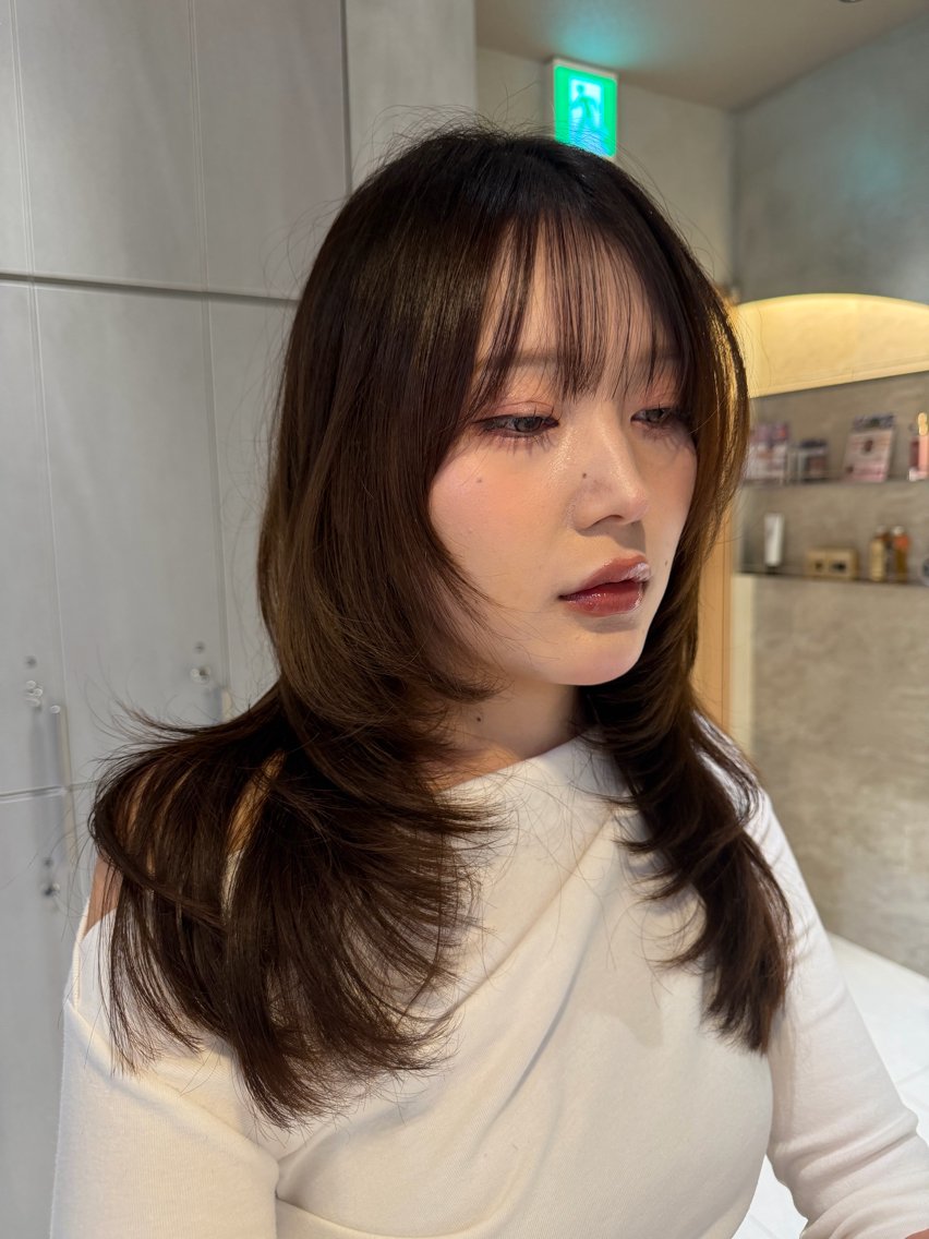 ロング カット ヘアカラー トリートメント 🦋高屋敷陸🦋 レイヤー/ハイトーンのヘアスタイル