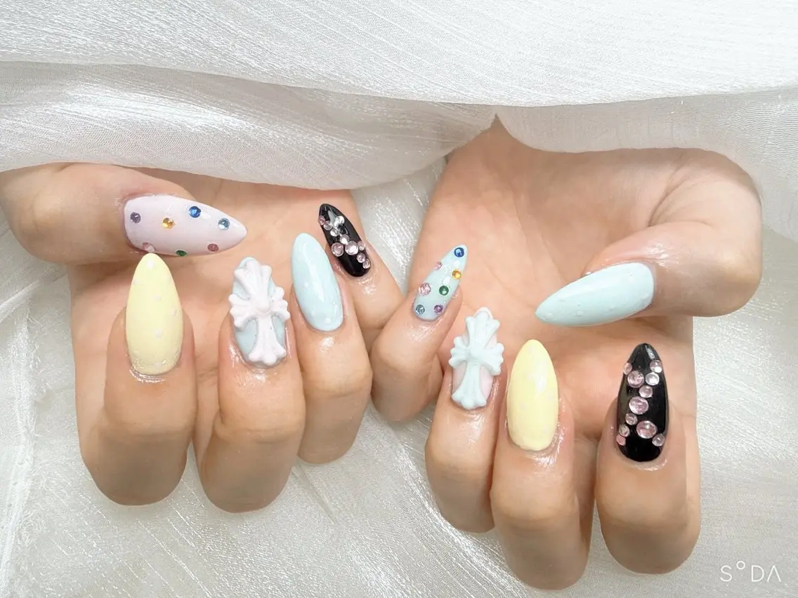 ネイル フレンチネイル グラデーション 韓国ネイル マグネットネイル ワンカラーネイル ハンドネイル Jang Nailのネイルデザイン