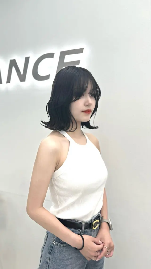 ショート カラー ヘアアレンジ カット ヘアカラー トリートメント ヘッドスパ ヘアセット 縮毛矯正🤍 ボブ/ HIKARIのヘアスタイル