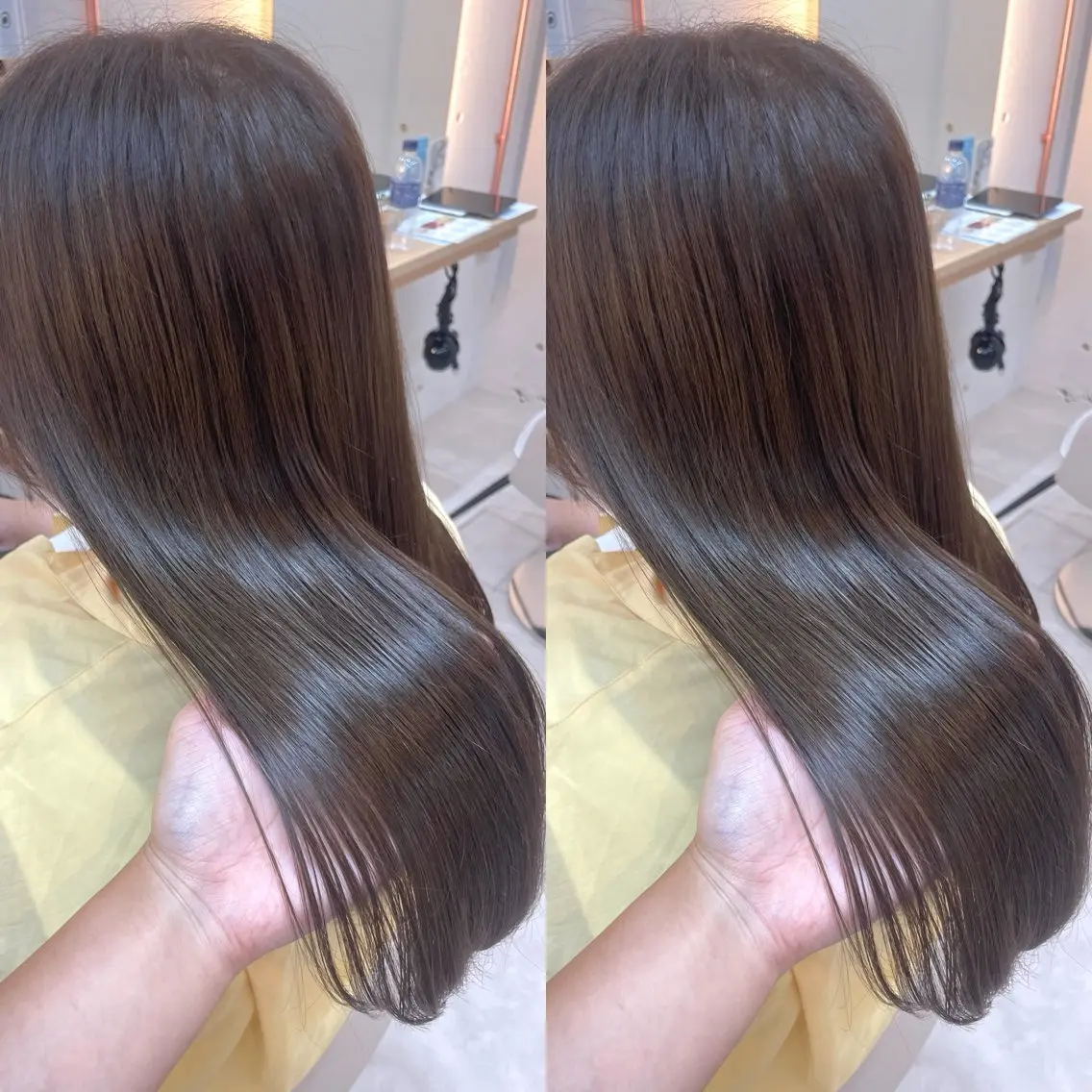 ロング カラー カット ヘアカラー トリートメント ヘアセット ブリーチ無しダブル カラー🦕まどかのヘアスタイル