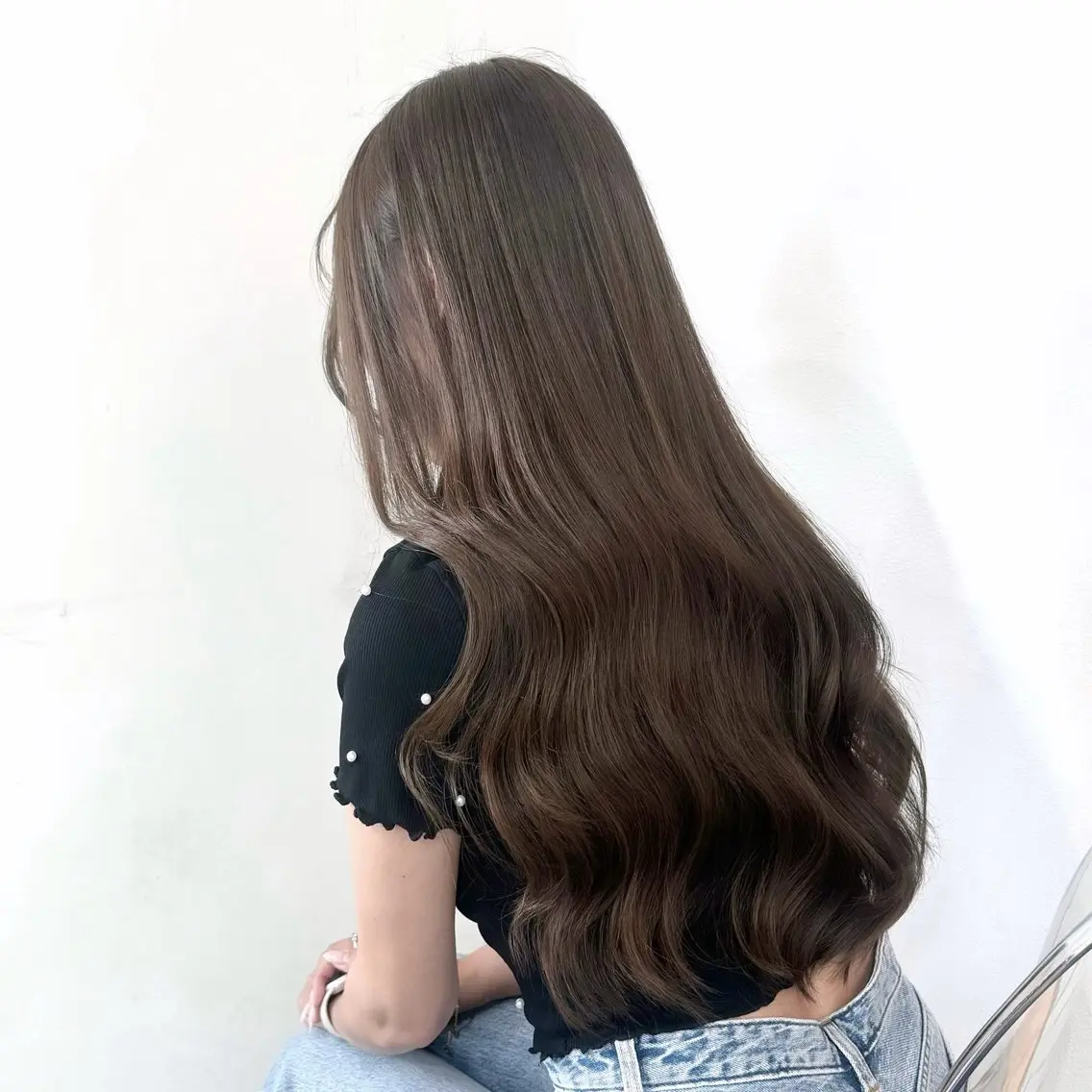 ロング ヘアカラー カラーモデル募集 吉原佳穂💗のヘアスタイル