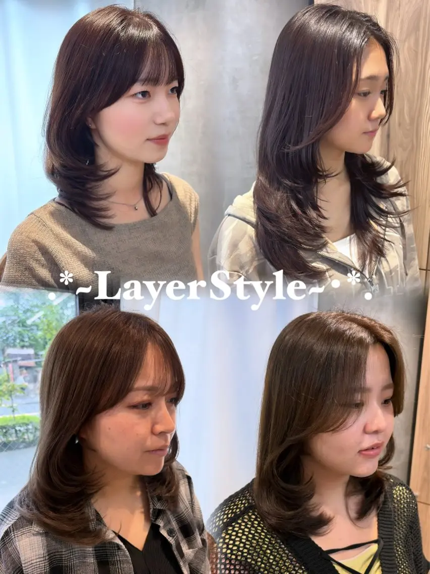 セミロング カラー カット ヘアカラー トリートメント 韓国ヘア🇰🇷ハ イトーン💎/yuiのヘアスタイル