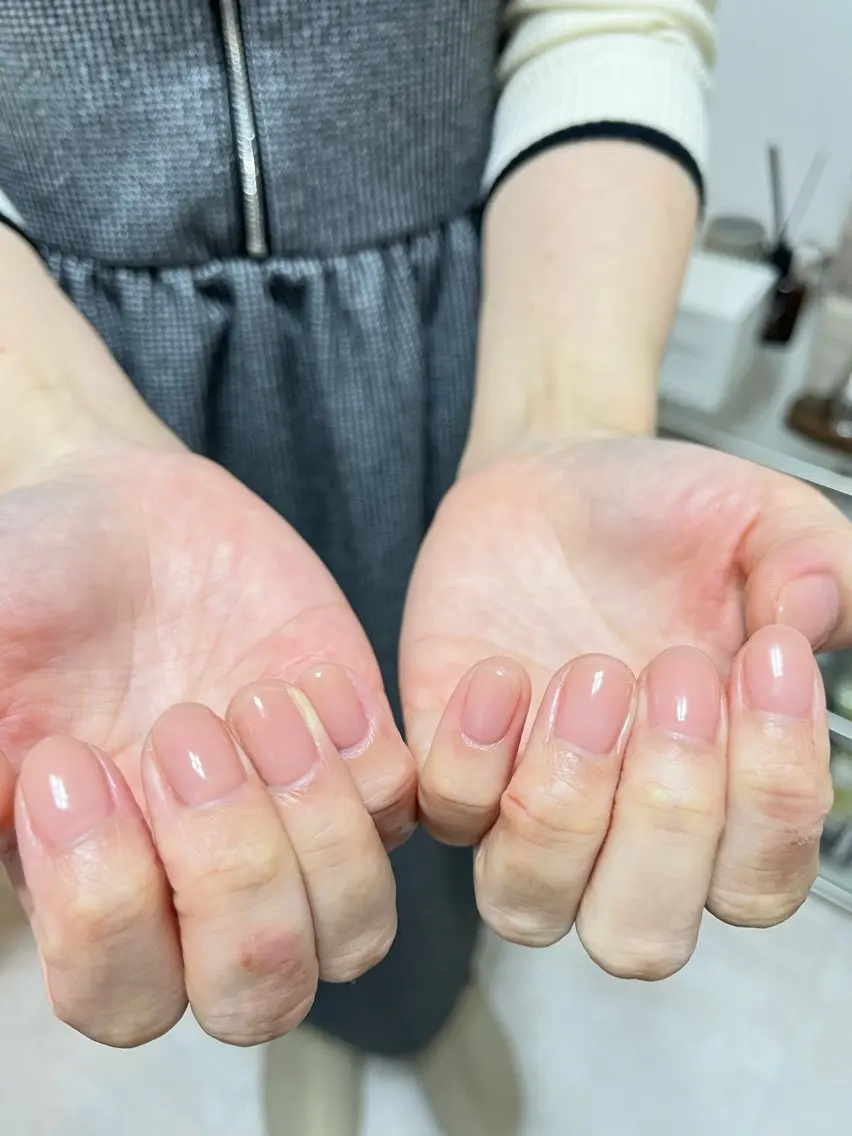 ネイル ピンク HUU. riko 二俣川のネイルデザイン