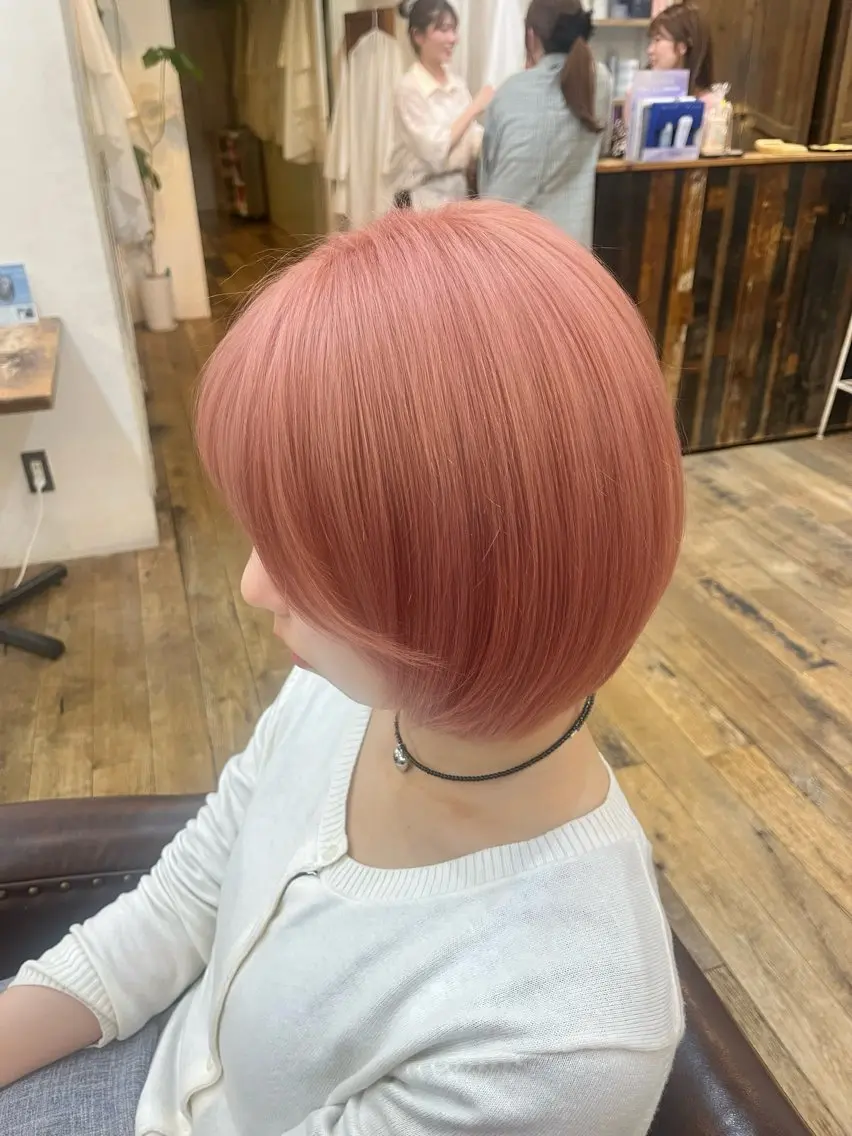 カラー ブリーチ ケアブリーチ ヘアカラー 東茉央/ブリーチ リタッチ🧸銀座のヘアスタイル