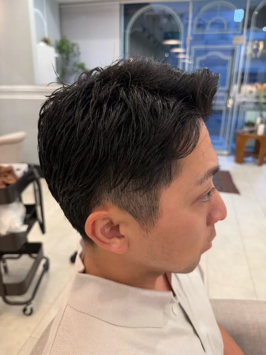 ショート メンズ カット Eclat RIRIのマツエク・マツパデザイン