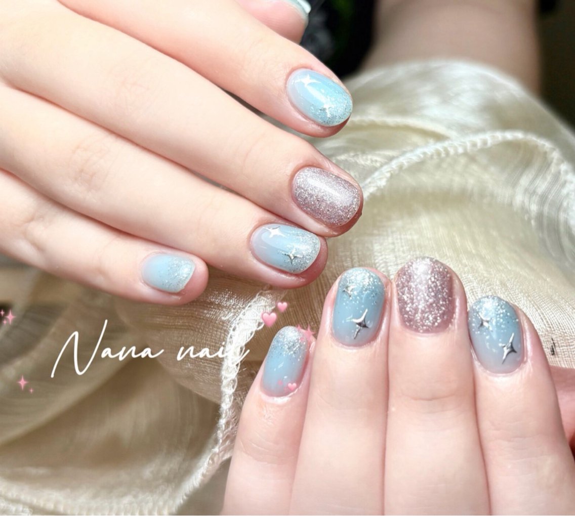 【ジュニアネイリスト施術】★持ち込みデザイン4～6本コース¥3500の写真