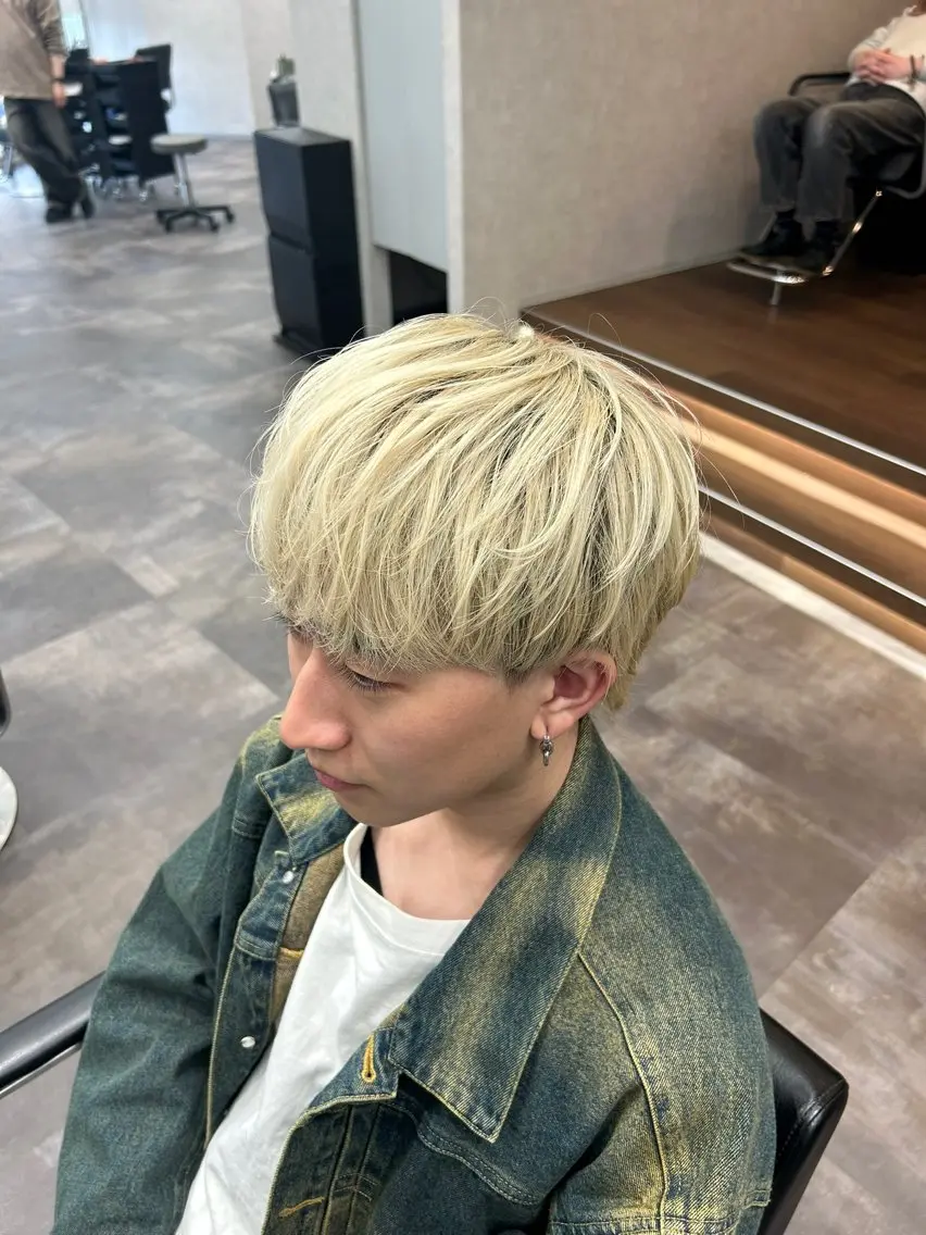 ミディアム カラー メンズ 🐠メンズ特化🐠 井上風冴のヘアスタイル