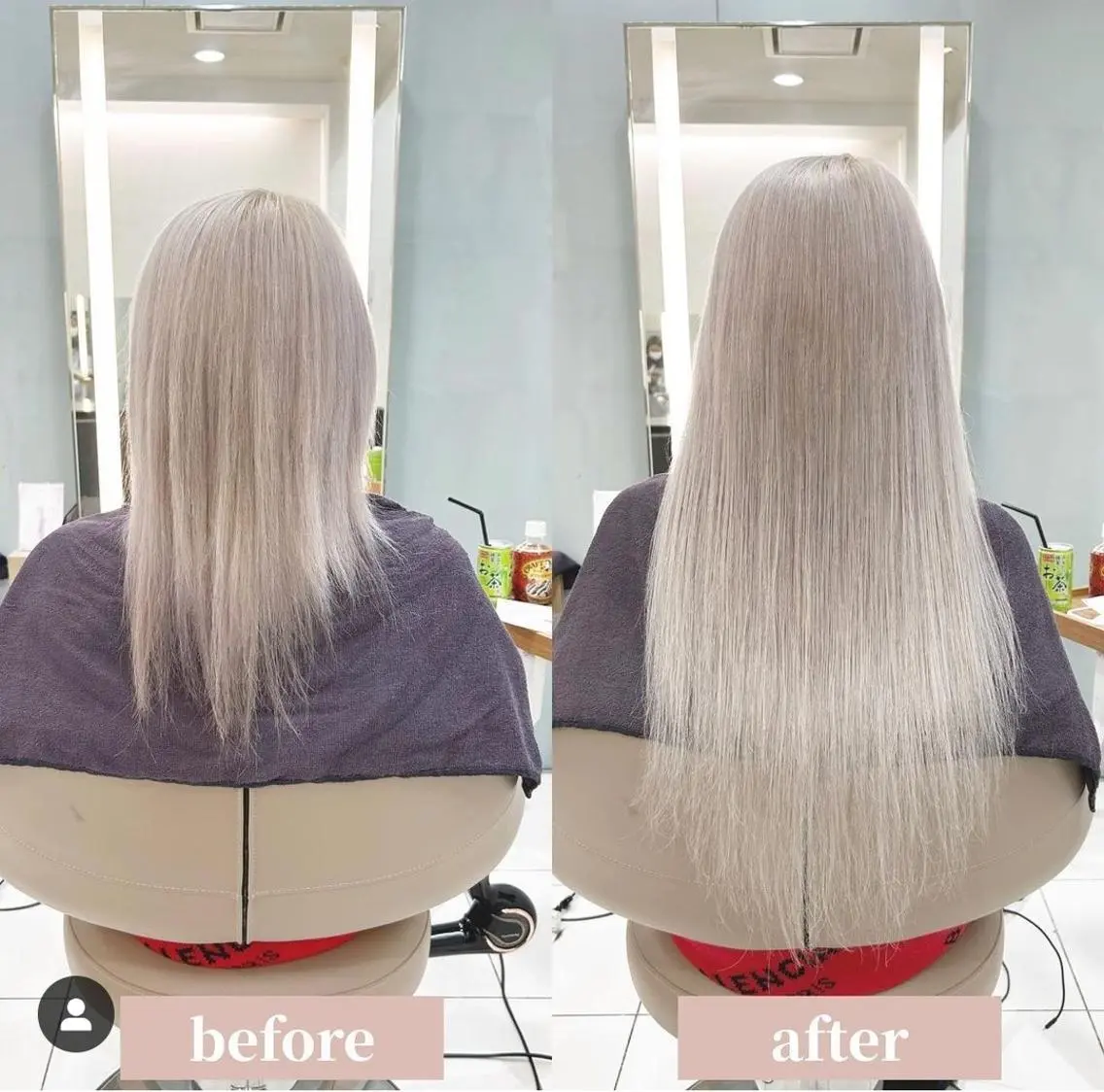垢抜け確定🎀カラーエクステシールエクステ40枚\10000の写真