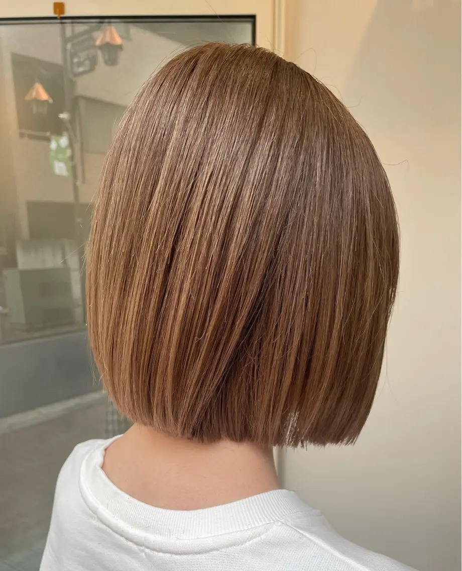ショート カット ヘアカラー 暖色カラーボブカット 🍇⛄️佐藤愛里のヘアスタイル