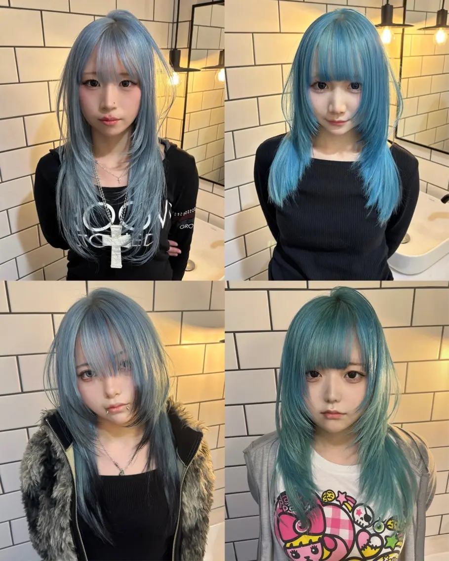 ロング カラー ブリーチ ケアブリーチ ハイトーンカラー koki /渋谷 /デザインカラーのヘアスタイル