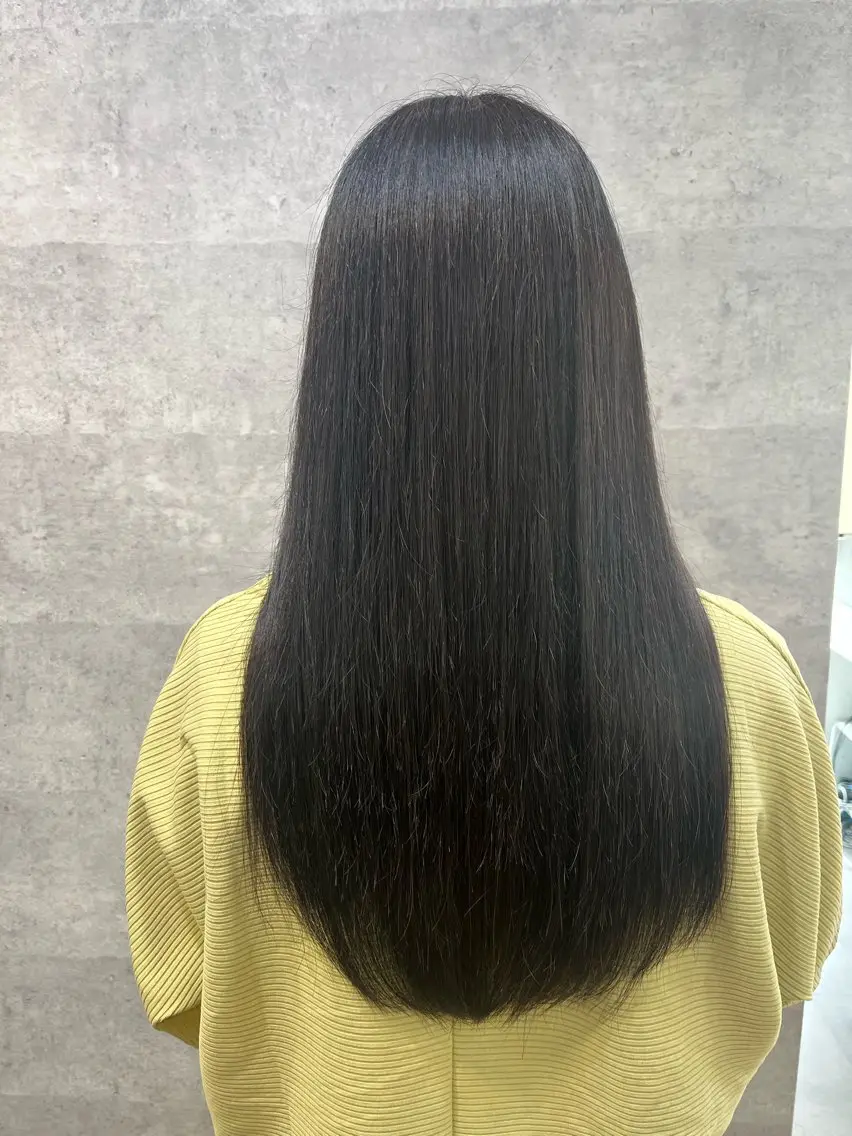 ロング カラー 紫音 cutwells郡山のヘアスタイル