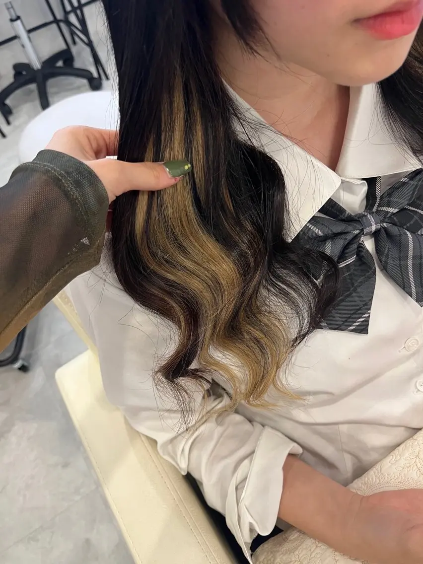 ロング エクステリスト tsumuのヘアスタイル