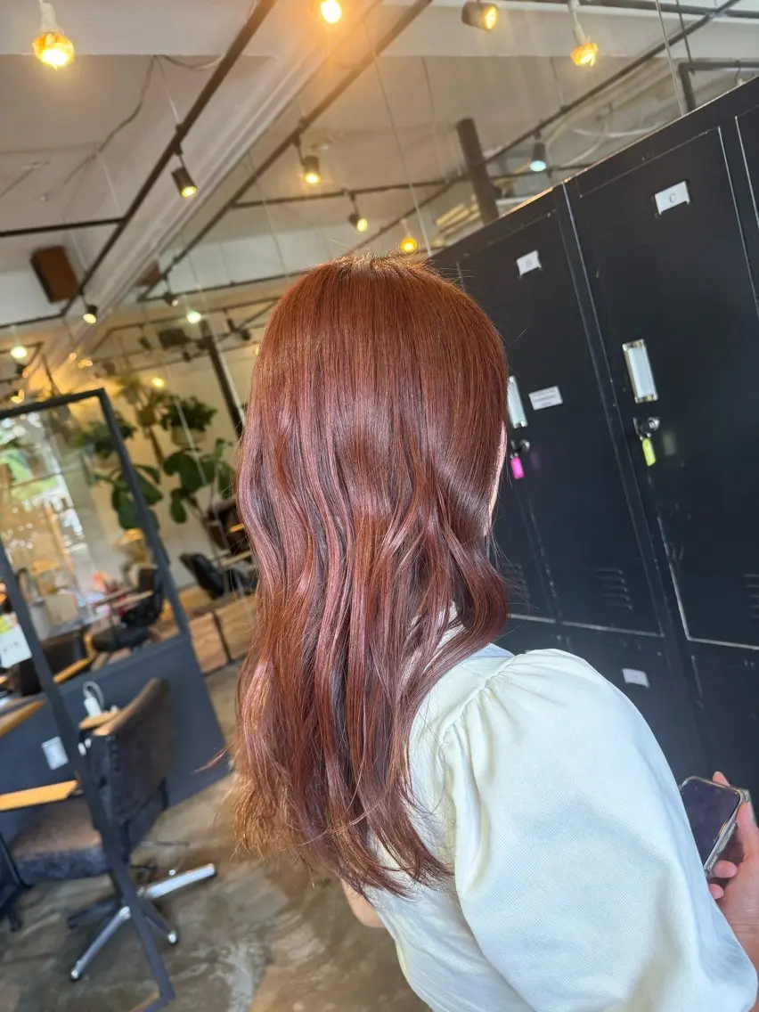 ロング カラー ✨️FERIA桃山台 💗✄🦋谷尾大華のヘアスタイル