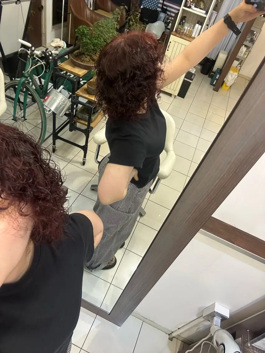 カラー パーマ Kurumi☆彡 練馬バウハウスヘアのヘアスタイル
