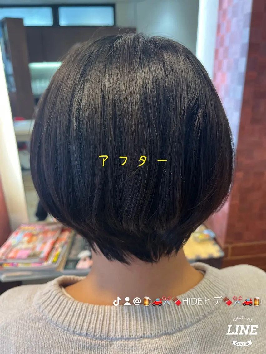 ショート カラー 織田 英之のヘアスタイル