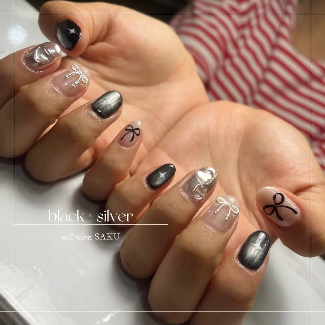 ネイル ニュアンスネイル シンプルネイル SAKU nail 作島茜のネイルデザイン