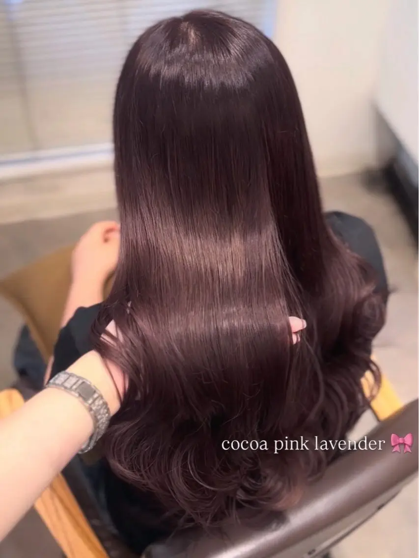 ロング カラー ブリーチ ダブルカラー ラベンダーカラー ブリーチなしカラー ピンクカラー カット ヘアカラー 表参道/ピンク♡ 盛れる顔周り♡amiのヘアスタイル