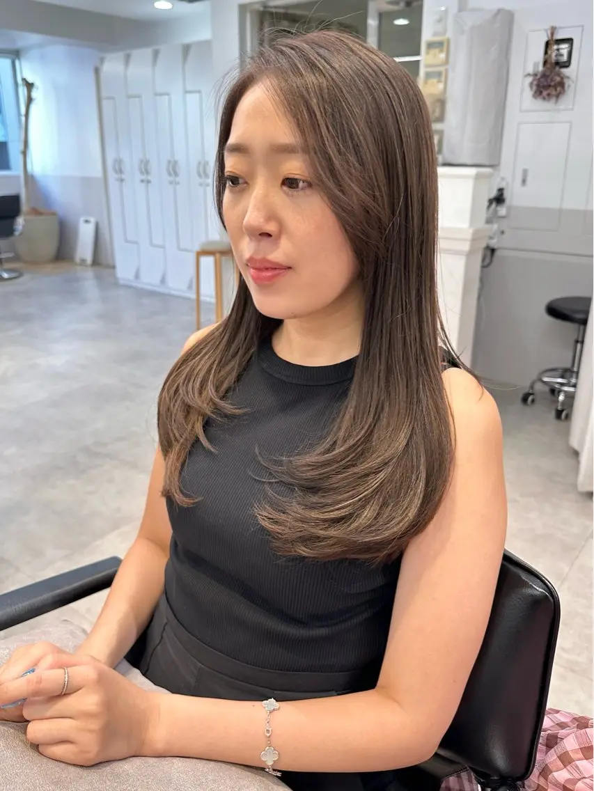 ロング an🦋レイヤー/ 無料カット【蔵前】のヘアスタイル