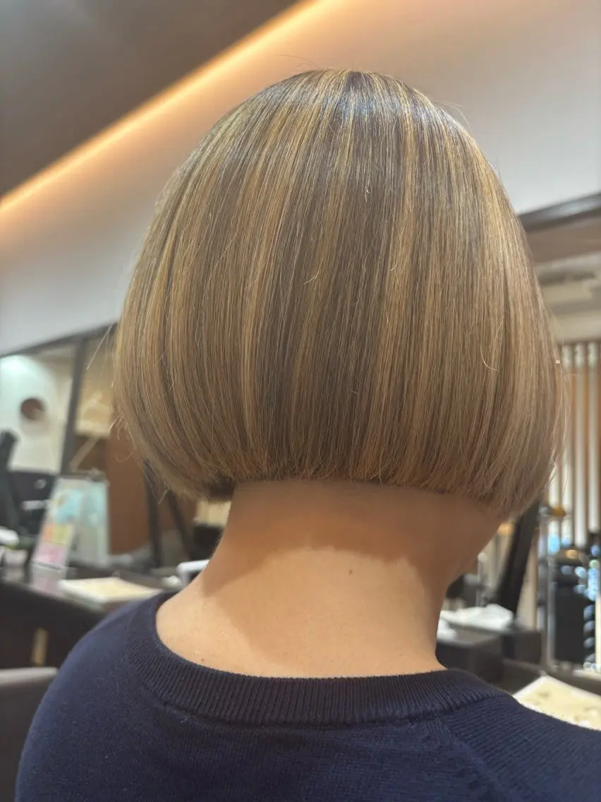 ショート 切りっぱなしボブ ボブ Kamiya Minamiのヘアスタイル