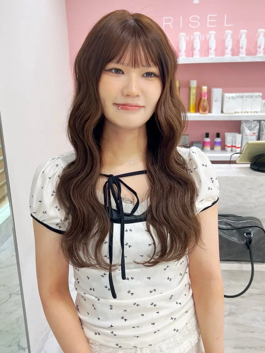 ロング カット ヘアカラー エクステ 🫧アンドヘルシー MACOのマツエク・マツパデザイン