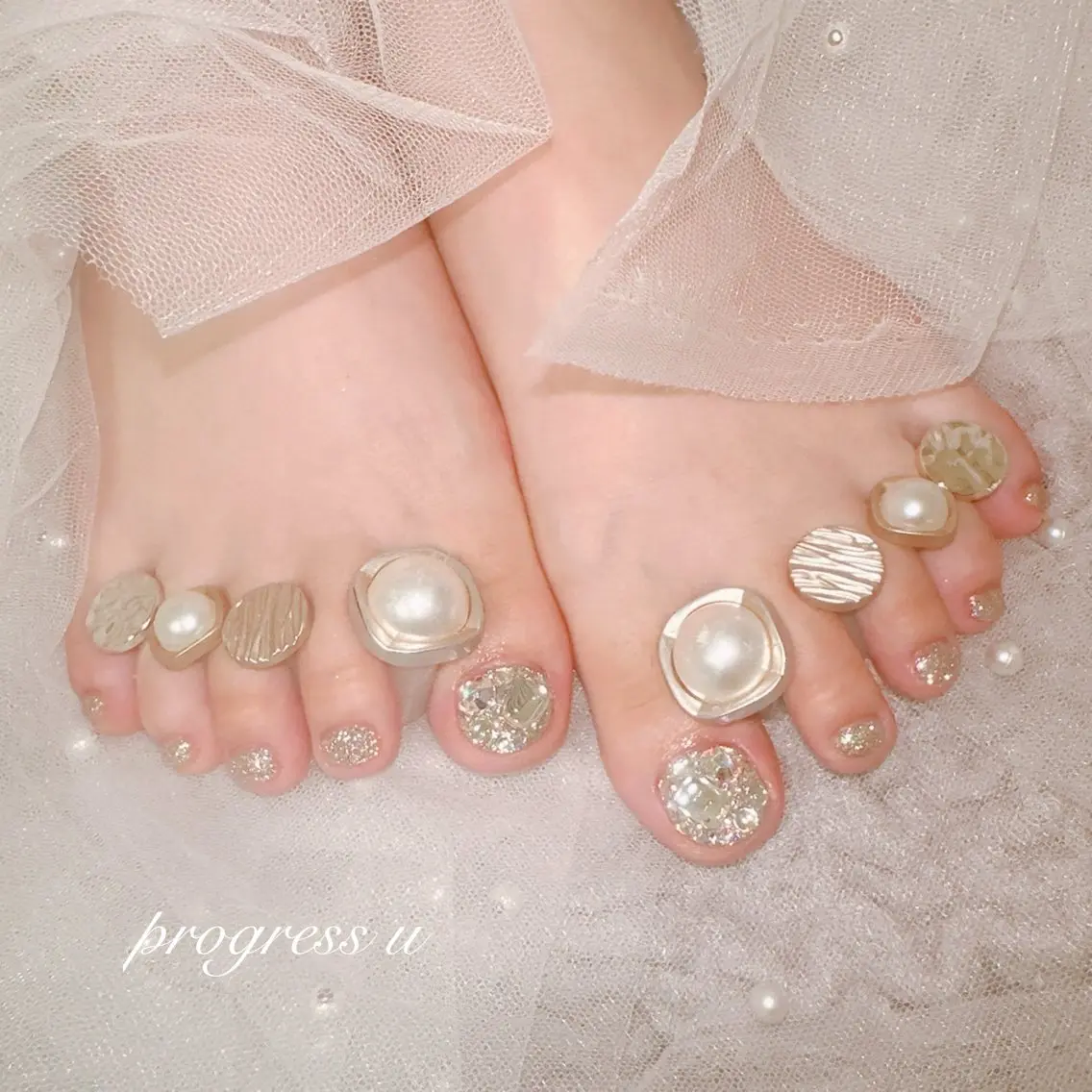 ネイル フットネイル progress uのネイルデザイン
