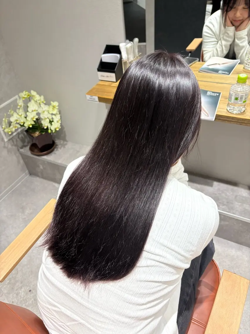 カラー ヘアカラー トリートメント ますの あやかのヘアスタイル