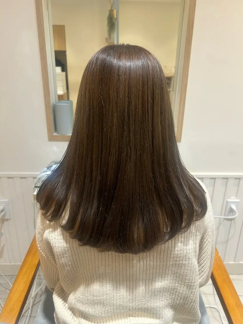 ロング 大川 夏実のヘアスタイル